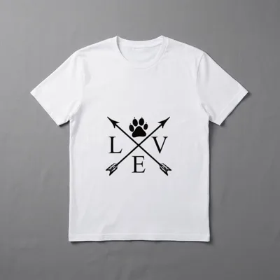 Hundeliebe Hunde Spruch T-Shirt – Klassisches T-Shirt in Schwarz
