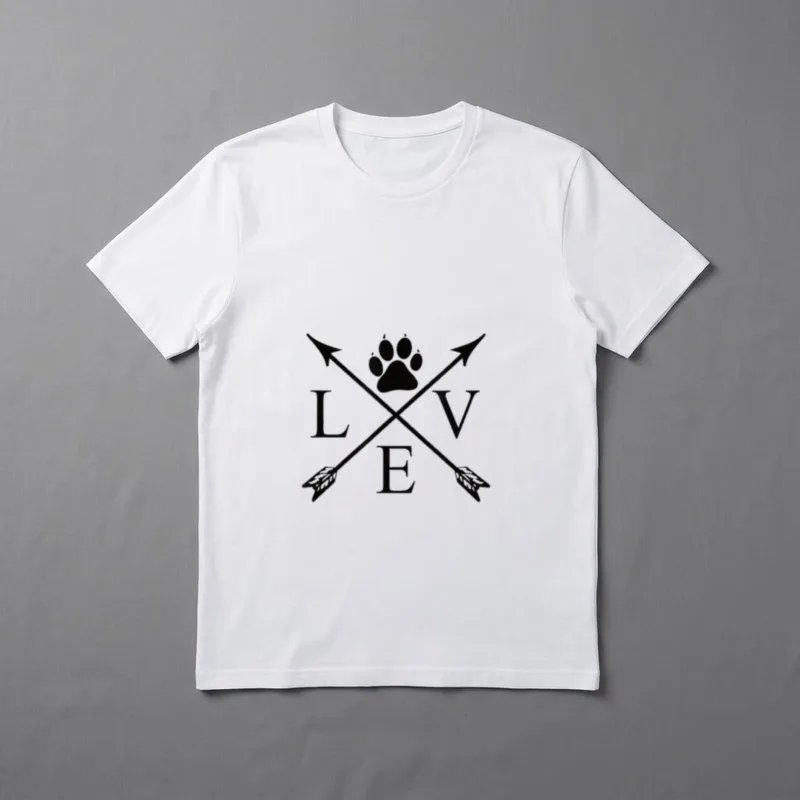 Hundeliebe Hunde Spruch T-Shirt – Klassisches T-Shirt in Schwarz