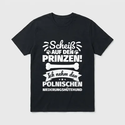 Polnischer Niederungshütehund lustiger Spruch T-Shirt – Klassisches T-Shirt in Schwarz