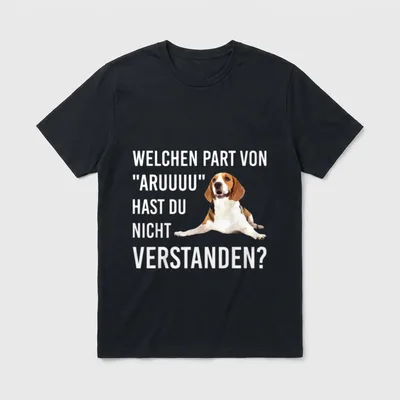 Beagle Hundebesitzer Hund Dog T-Shirt – Klassisches T-Shirt in Schwarz