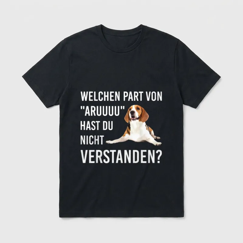 Beagle Hundebesitzer Hund Dog T-Shirt – Klassisches T-Shirt in Schwarz