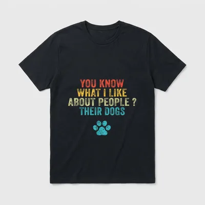 Lustig weißt du was T-Shirt – Klassisches T-Shirt in Schwarz
