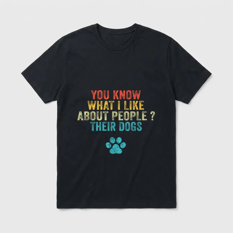 Lustig weißt du was T-Shirt – Klassisches T-Shirt in Schwarz