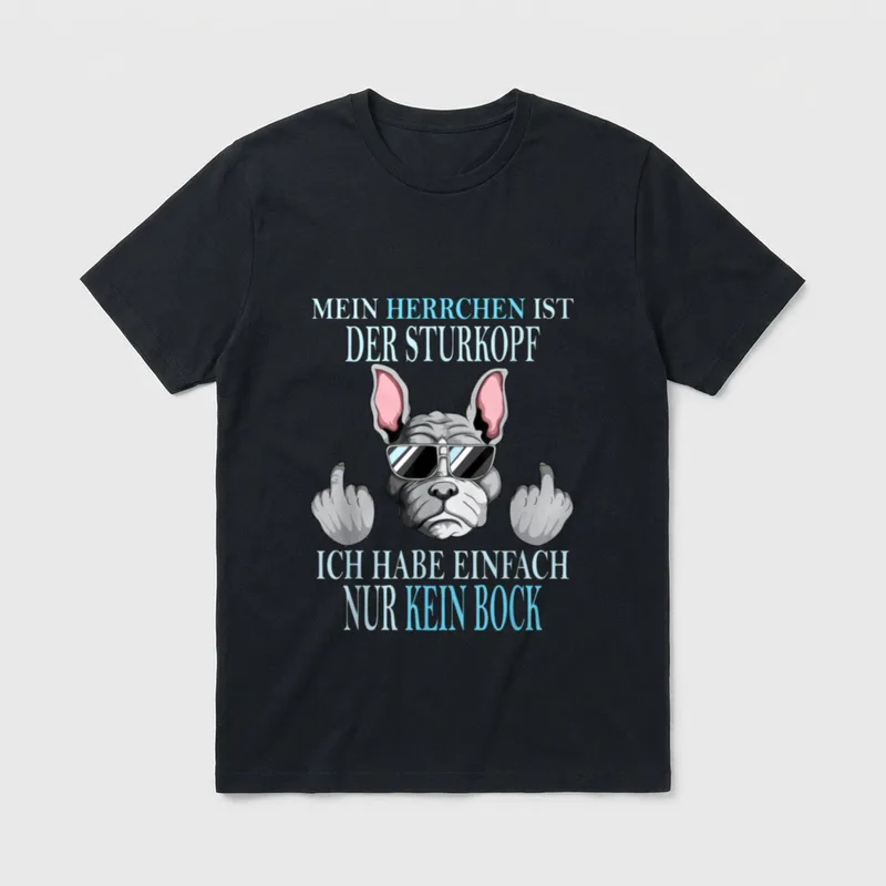 Hunderasse French Bulldog Mein T-Shirt – Klassisches T-Shirt in Schwarz