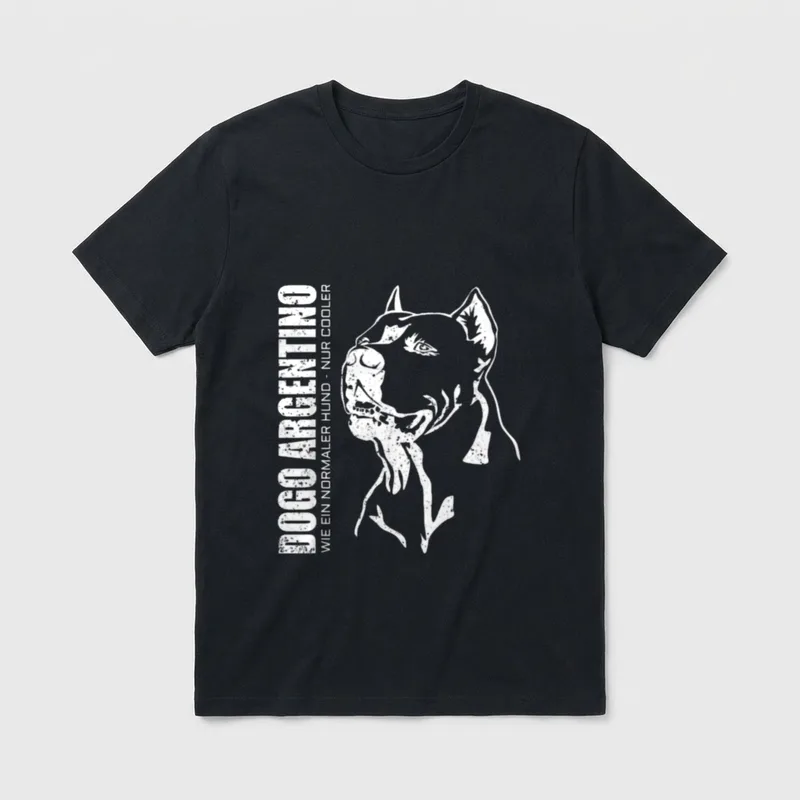 Wie Ein Normaler Hund Nur T-Shirt – Klassisches T-Shirt in Schwarz