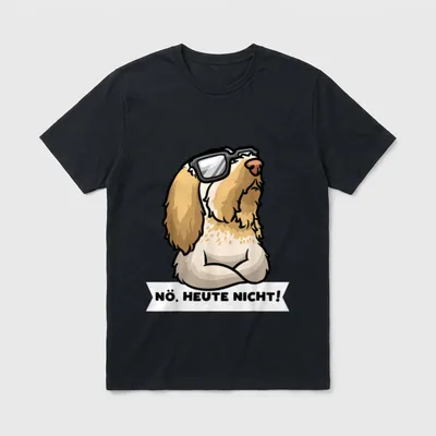 Sturer Spinone Italiano Hund T-Shirt – Klassisches T-Shirt in Schwarz