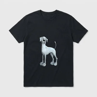 Lustige Deutsche Dogge I T-Shirt – Klassisches T-Shirt in Schwarz