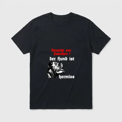 Hunde Sprüche Bordeaux Dogge T-Shirt – Klassisches T-Shirt in Schwarz