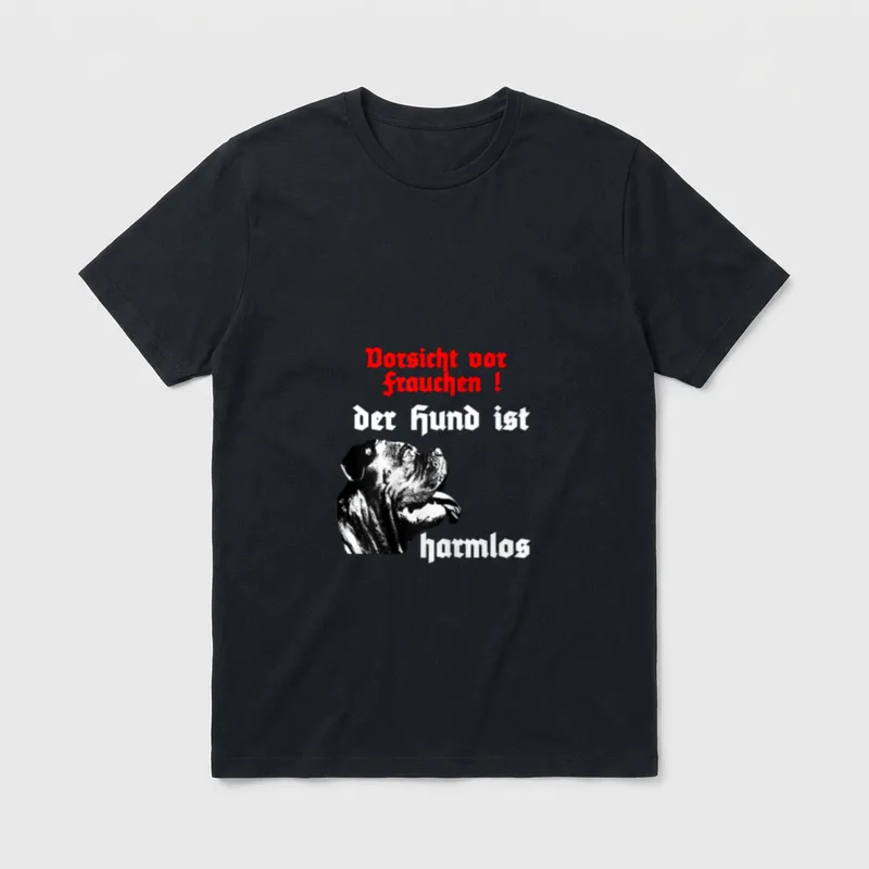 Hunde Sprüche Bordeaux Dogge T-Shirt – Klassisches T-Shirt in Schwarz