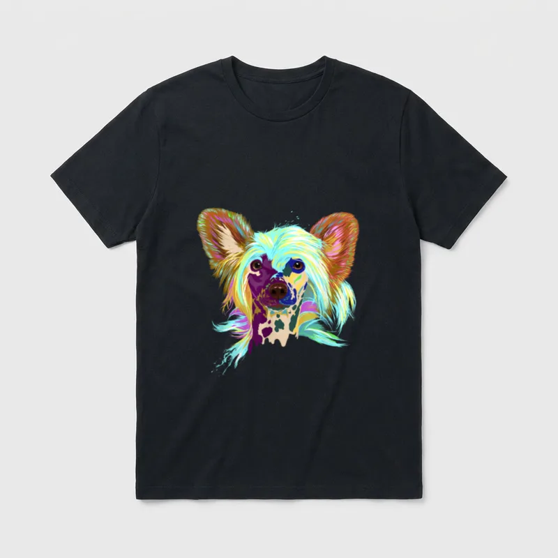 Hund Chinesischer Schopfhund T-Shirt – Klassisches T-Shirt in Schwarz