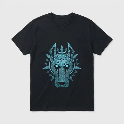 Garmr Garm Hellhound Hund T-Shirt – Klassisches T-Shirt in Schwarz