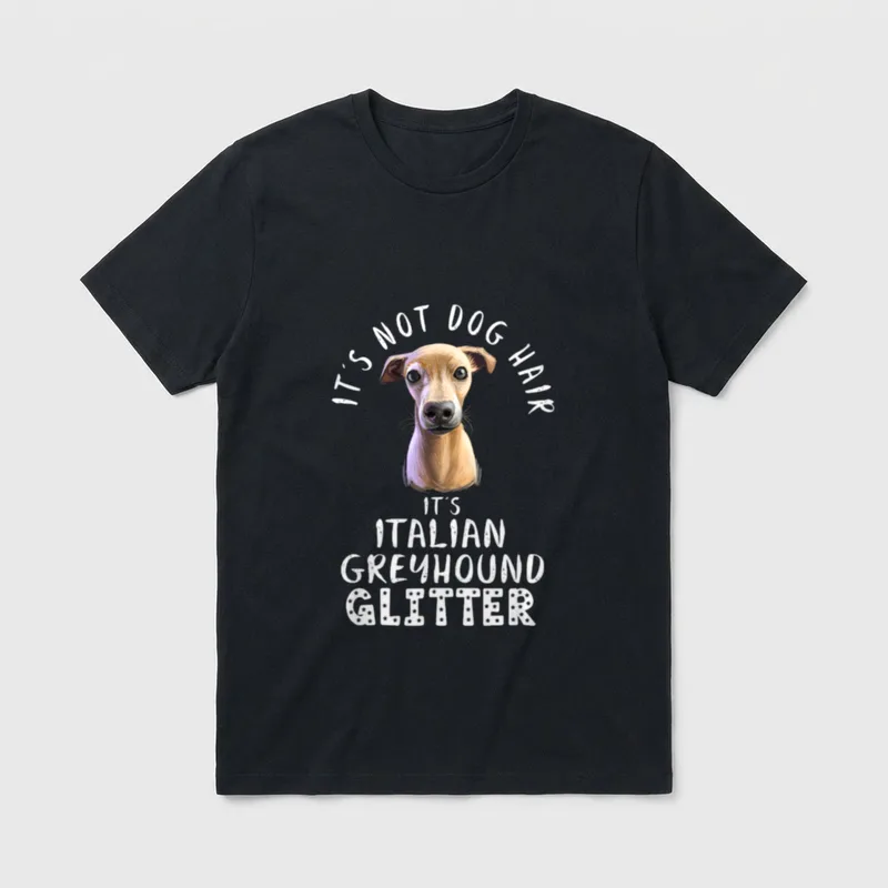 It's Not Dog Hair Lustige Hundesprüche T-Shirt – Klassisches T-Shirt in Schwarz