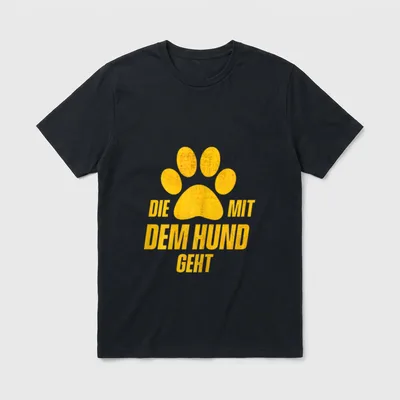 Frauchen Hundebesitzer T-Shirt – Klassisches T-Shirt in Schwarz