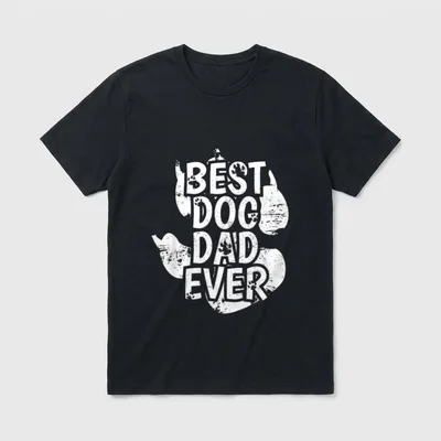 Lustiges Hundebesitzer Hund Vater T-Shirt – Klassisches T-Shirt in Schwarz