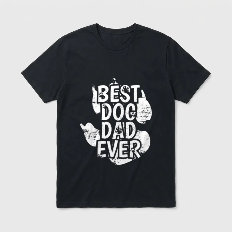 Lustiges Hundebesitzer Hund Vater T-Shirt – Klassisches T-Shirt in Schwarz