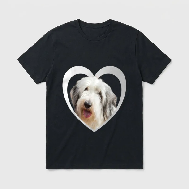 Old English Sheepdog Old T-Shirt – Klassisches T-Shirt in Schwarz