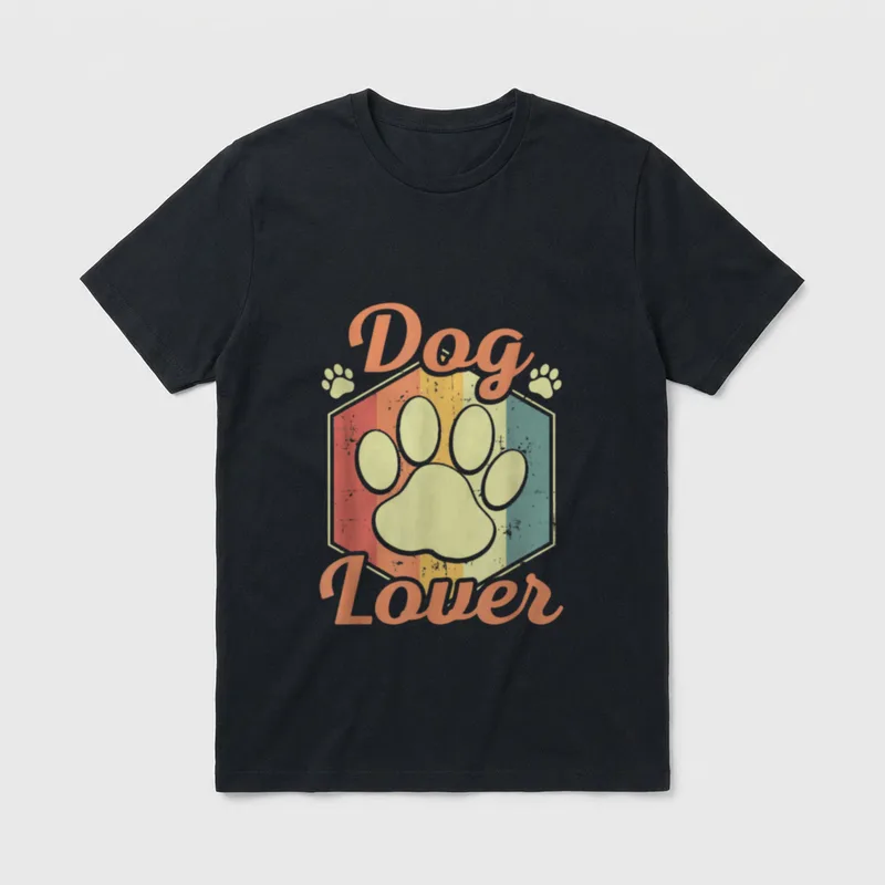 Dog Lover Hundebesitzer T-Shirt – Klassisches T-Shirt in Schwarz
