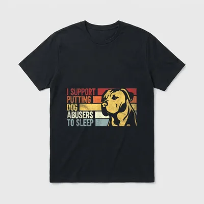 Ich unterstütze das Einschlafen T-Shirt – Klassisches T-Shirt in Schwarz