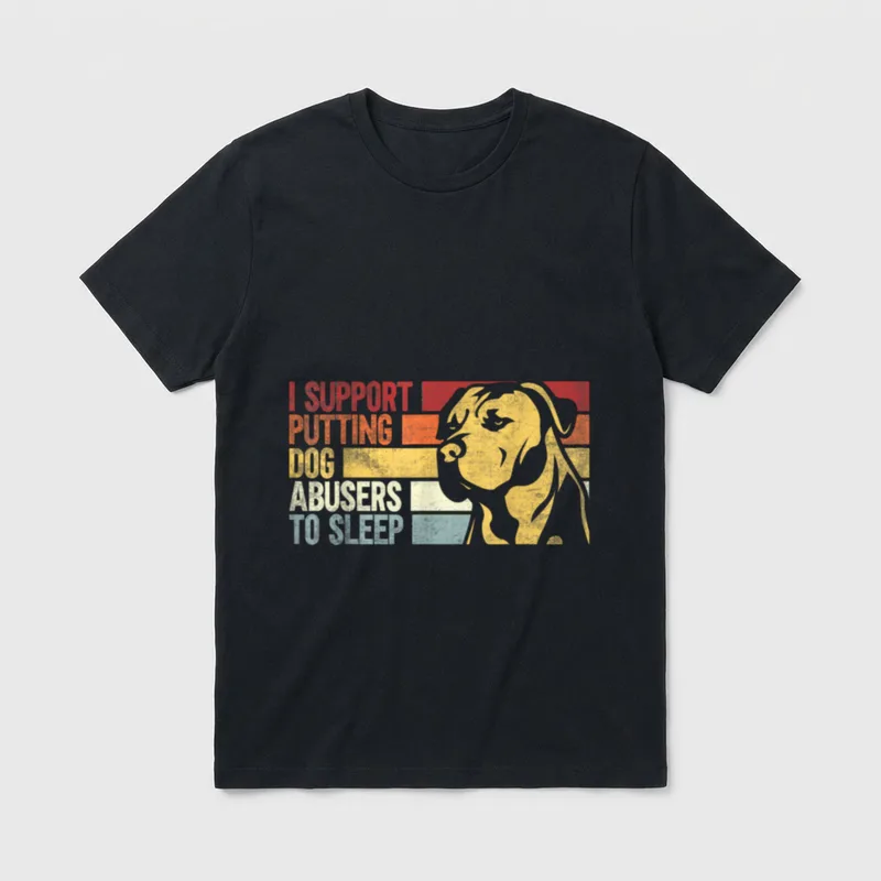 Ich unterstütze das Einschlafen T-Shirt – Klassisches T-Shirt in Schwarz
