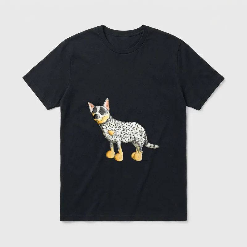 Lustiger Australian Cattle Dog T-Shirt – Klassisches T-Shirt in Schwarz