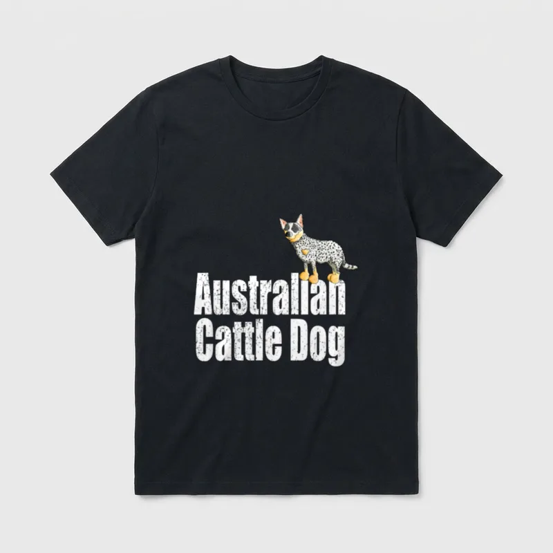 Lustiger Australian Cattle Dog I T-Shirt – Klassisches T-Shirt in Schwarz