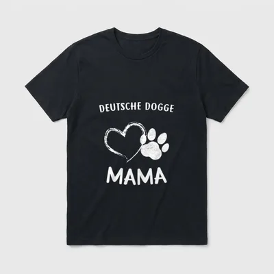 Hundepfote Welpe Hund Pfötchen T-Shirt 1203 – Klassisches T-Shirt in Schwarz