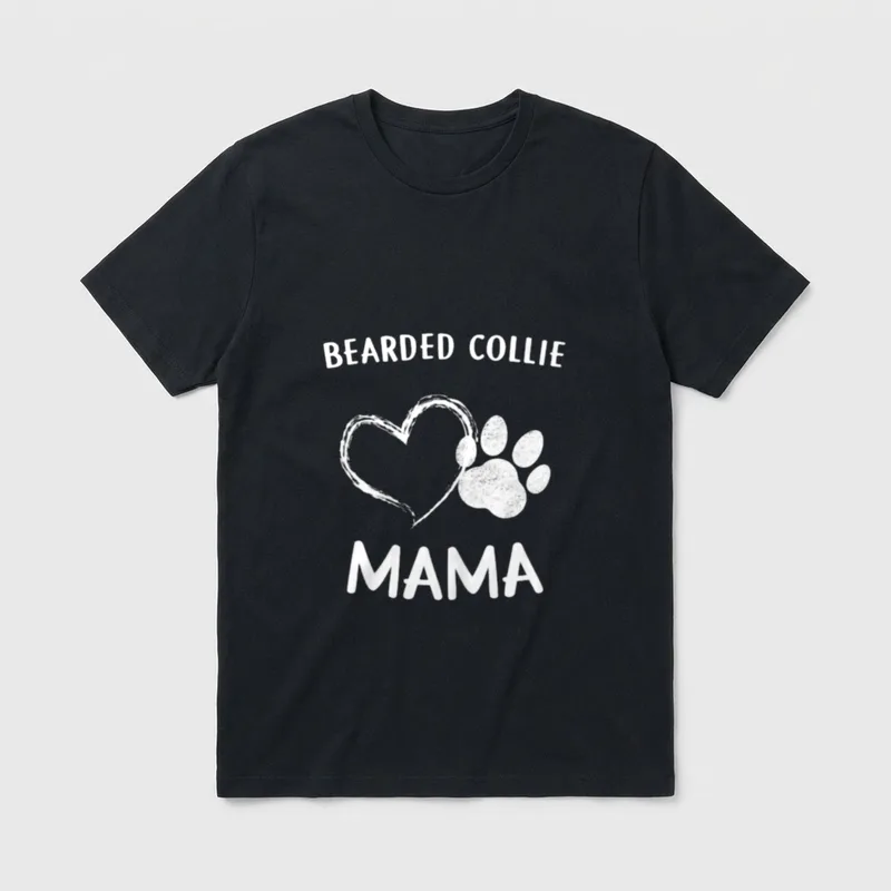 Hundepfote Welpe Hund Pfötchen T-Shirt 1218 – Klassisches T-Shirt in Schwarz