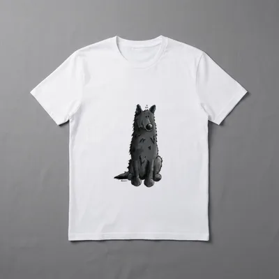 Lustiges Groenendael Comic T T-Shirt – Klassisches T-Shirt in Schwarz