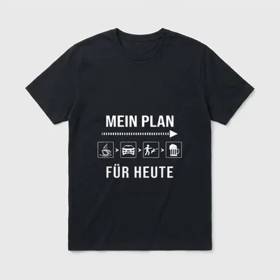 Lustig Fun Spruch Mein T-Shirt – Klassisches T-Shirt in Schwarz