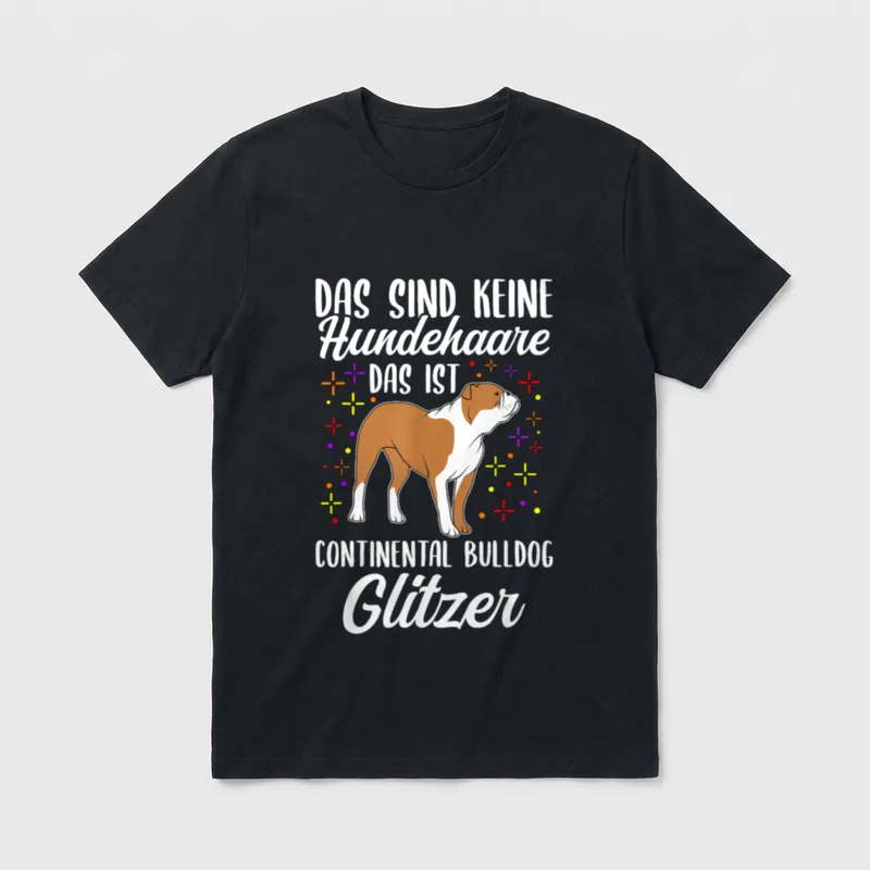 Continental Bulldog Hundebesitzer Hund T-Shirt – Klassisches T-Shirt in Schwarz