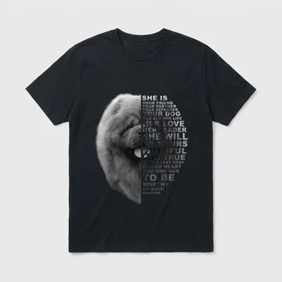 She Is Your Friend Lustige Hundesprüche T-Shirt – Klassisches T-Shirt in Schwarz