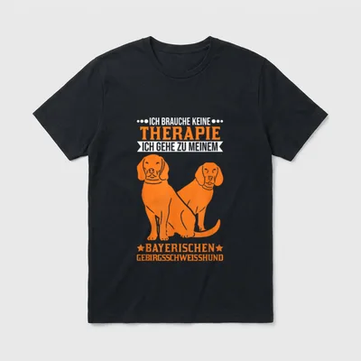 Bayerischer Gebirgsschweißhund Therapie BGS T-Shirt – Klassisches T-Shirt in Schwarz