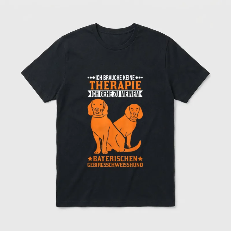 Bayerischer Gebirgsschweißhund Therapie BGS T-Shirt – Klassisches T-Shirt in Schwarz