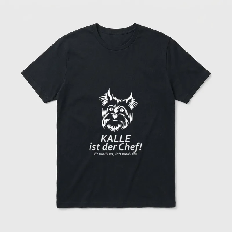 Kalle Ist Der Beste T-Shirt – Klassisches T-Shirt in Schwarz