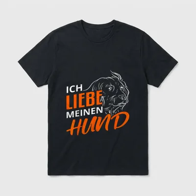 Hund Hundehalter Hundebesitzer Ich T-Shirt – Klassisches T-Shirt in Schwarz