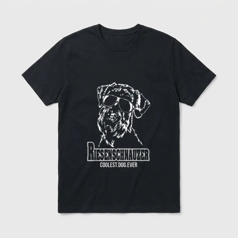 Riesenschnauzer coolest dog Hund T-Shirt – Klassisches T-Shirt in Schwarz
