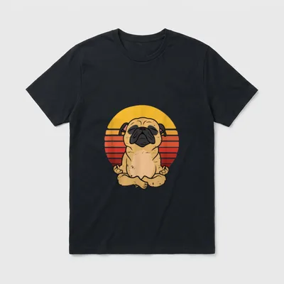 Hunde Yoga Lustiger Hund Lustige Hundesprüche T-Shirt – Klassisches T-Shirt in Schwarz