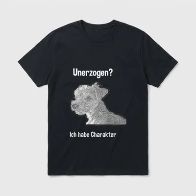 Motiv für Hundeliebhaber Ich T-Shirt – Klassisches T-Shirt in Schwarz