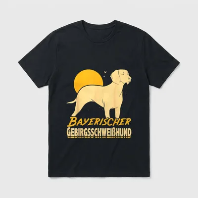 BGS Hunde Bayerischer Gebirgsschweißhund T-Shirt 1314 – Klassisches T-Shirt in Schwarz