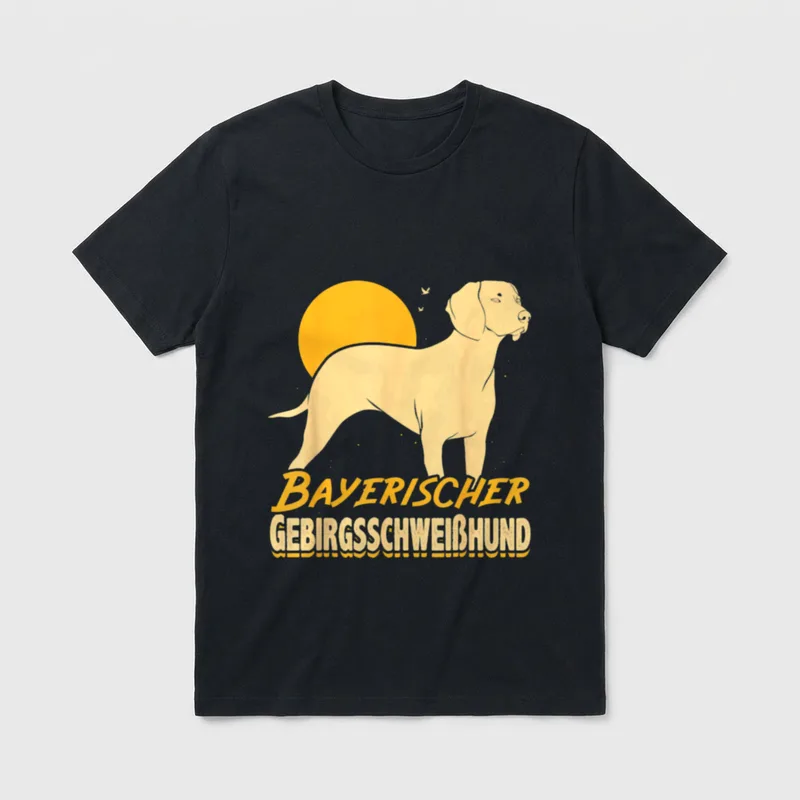 BGS Hunde Bayerischer Gebirgsschweißhund T-Shirt 1314 – Klassisches T-Shirt in Schwarz