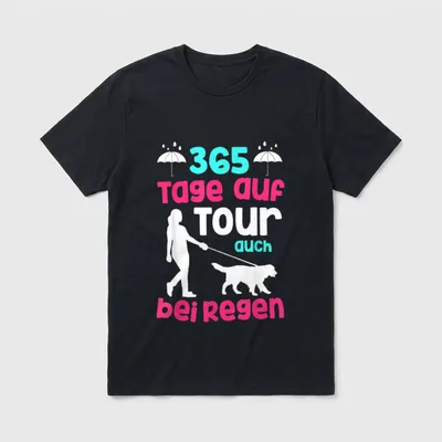 Hunde Lustig Hundeliebhaber Hundebesitzer T-Shirt – Klassisches T-Shirt in Schwarz