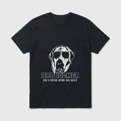 Mein Broholmer der coolste T-Shirt – Klassisches T-Shirt in Schwarz