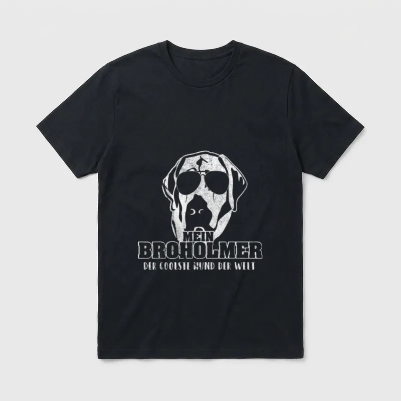 Mein Broholmer der coolste T-Shirt – Klassisches T-Shirt in Schwarz
