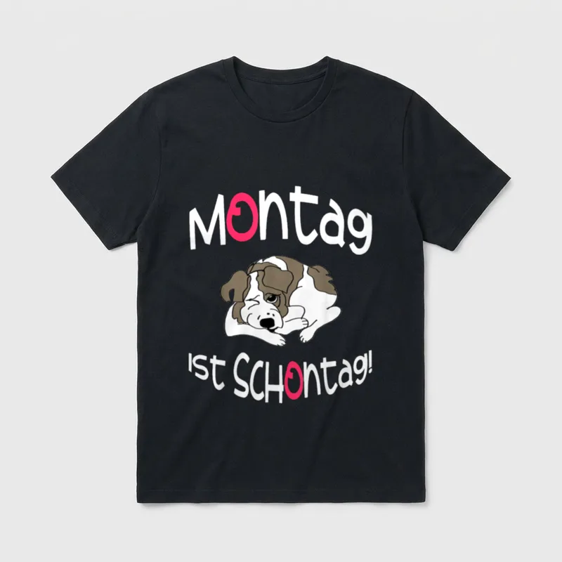 Lustiges Sprüchemotiv mit faulem T-Shirt – Klassisches T-Shirt in Schwarz