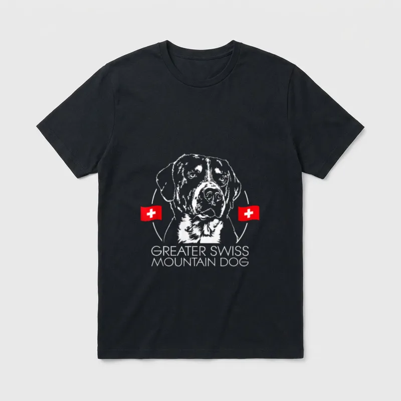 Greater Swiss Mountain Dog T-Shirt – Klassisches T-Shirt in Schwarz