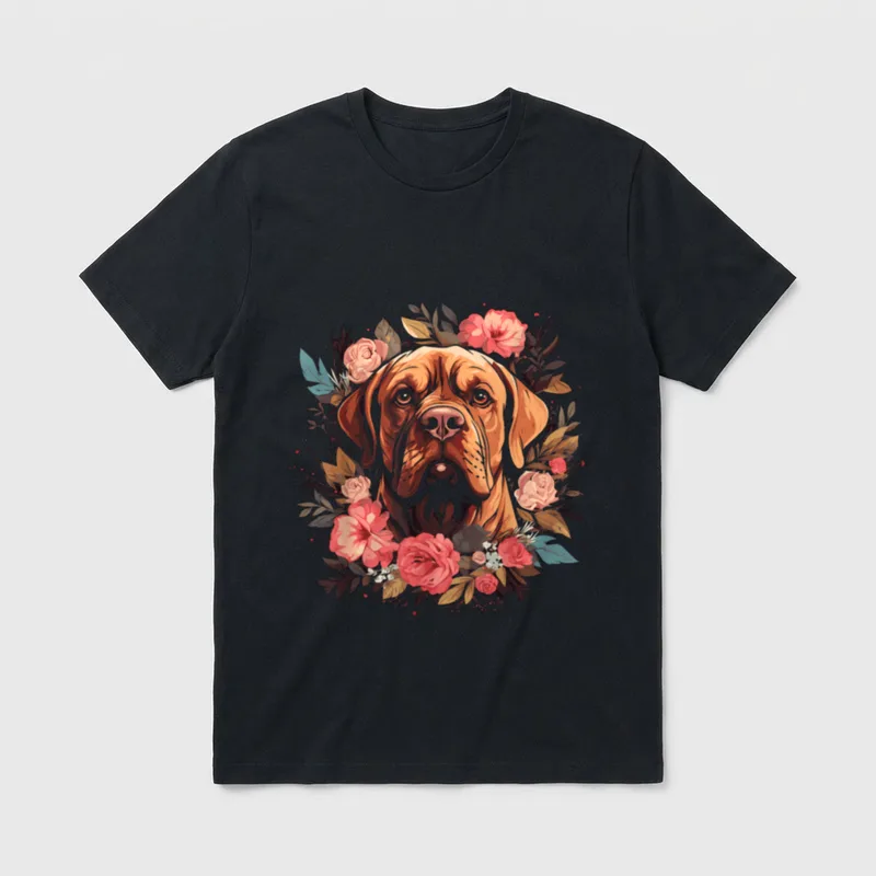 Bordeauxdogge Bordeaux Dogge Französische T-Shirt – Klassisches T-Shirt in Schwarz