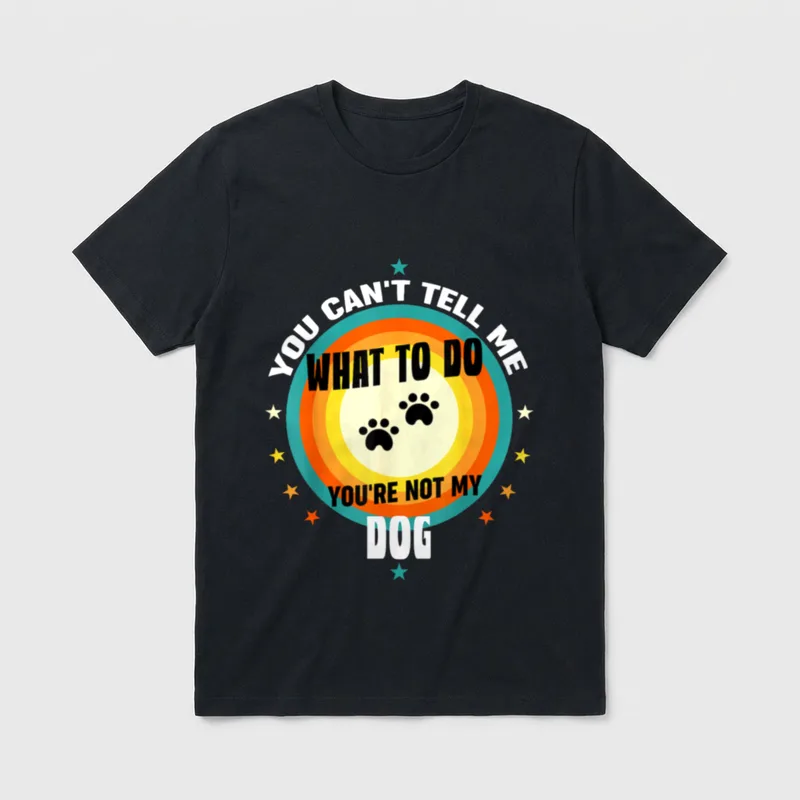 Du kannst mir nicht T-Shirt – Klassisches T-Shirt in Schwarz