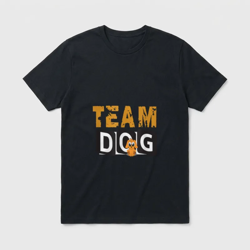Hundefreund I Hundemotiv I T-Shirt – Klassisches T-Shirt in Schwarz