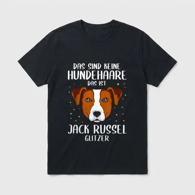 Das sind keine Hundehaare T-Shirt 1395 – Klassisches T-Shirt in Schwarz