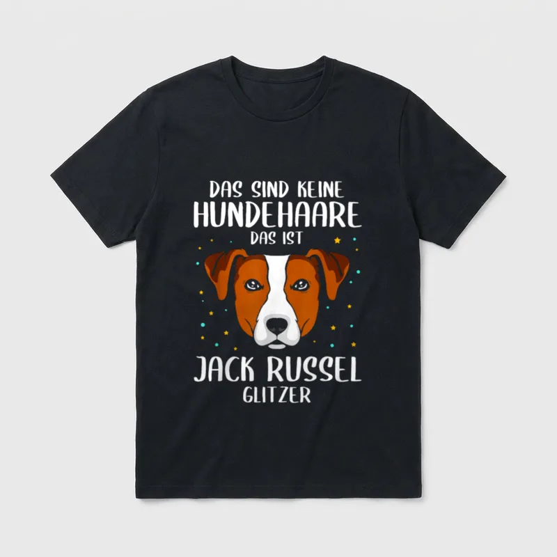 Das sind keine Hundehaare T-Shirt 1395 – Klassisches T-Shirt in Schwarz